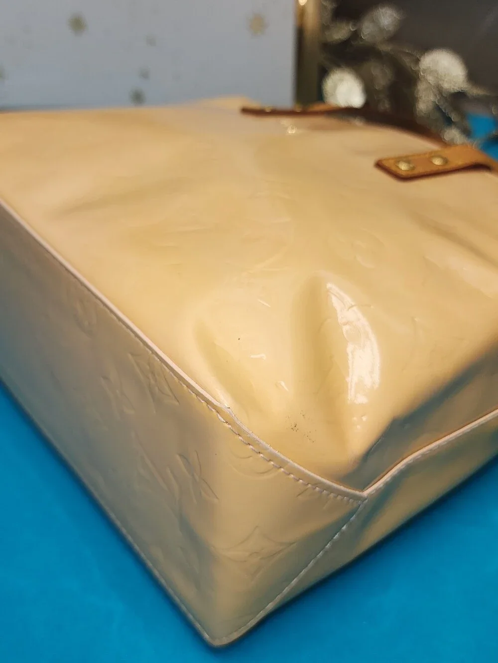 Authentic Louis Vuitton Vernis Reade PM Yellow W/ Dust Bag And Proof Of Purchase
